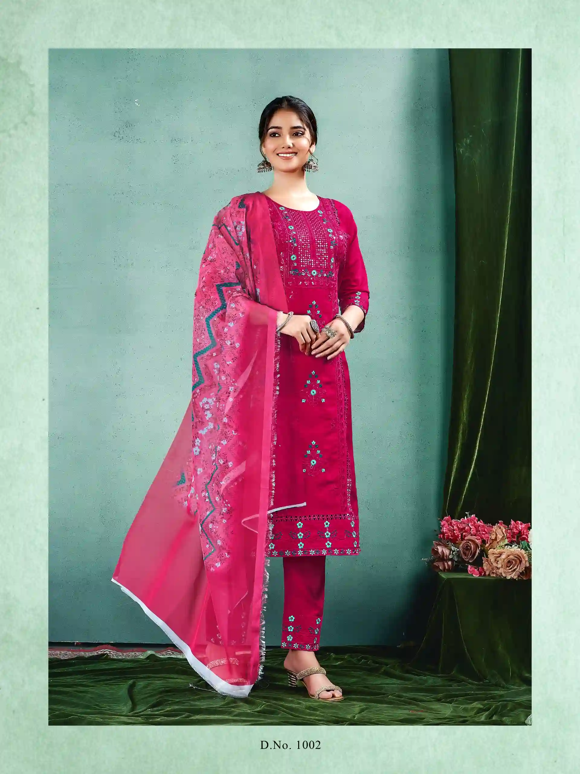 Krishna Trendz Sumer Fashion Vol 1 Roman Silk Wholesale Readymade Salwar Suit Catalog — Wholesale Salwar Suits, MPA wholesale from Surat - Gallery Image 3